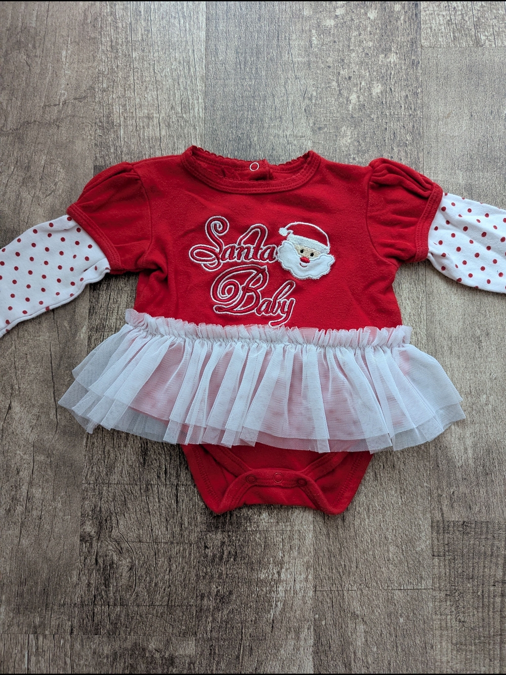 Baby Girl "Santa Baby" Bodysuit